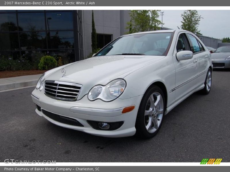 Arctic White / Ash 2007 Mercedes-Benz C 230 Sport