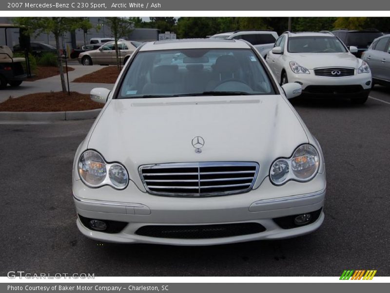 Arctic White / Ash 2007 Mercedes-Benz C 230 Sport