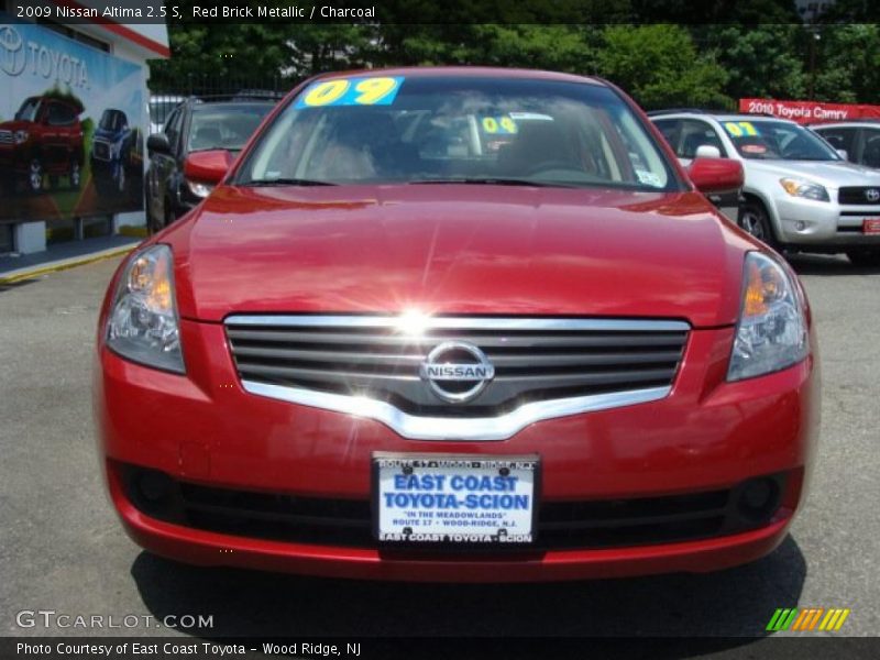 Red Brick Metallic / Charcoal 2009 Nissan Altima 2.5 S