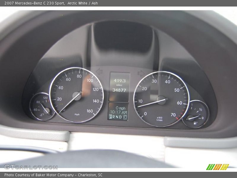 Arctic White / Ash 2007 Mercedes-Benz C 230 Sport