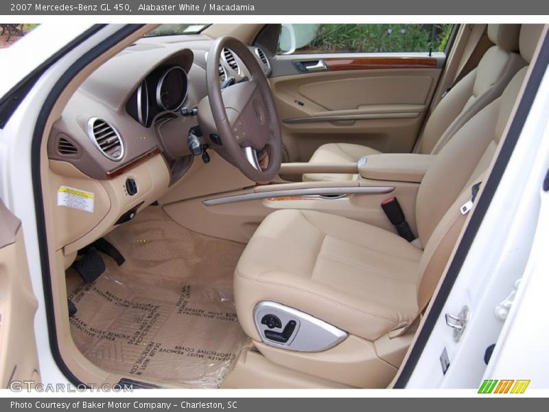 Alabaster White / Macadamia 2007 Mercedes-Benz GL 450