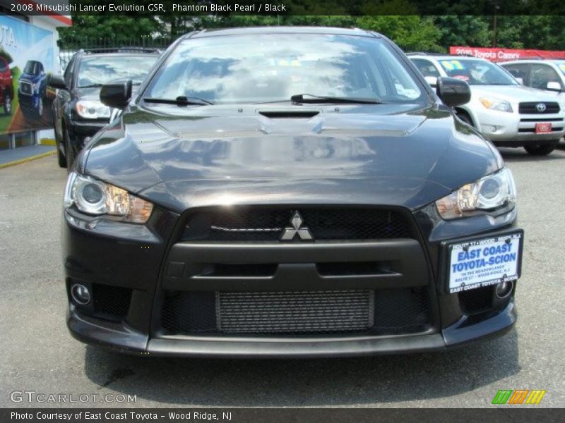 Phantom Black Pearl / Black 2008 Mitsubishi Lancer Evolution GSR
