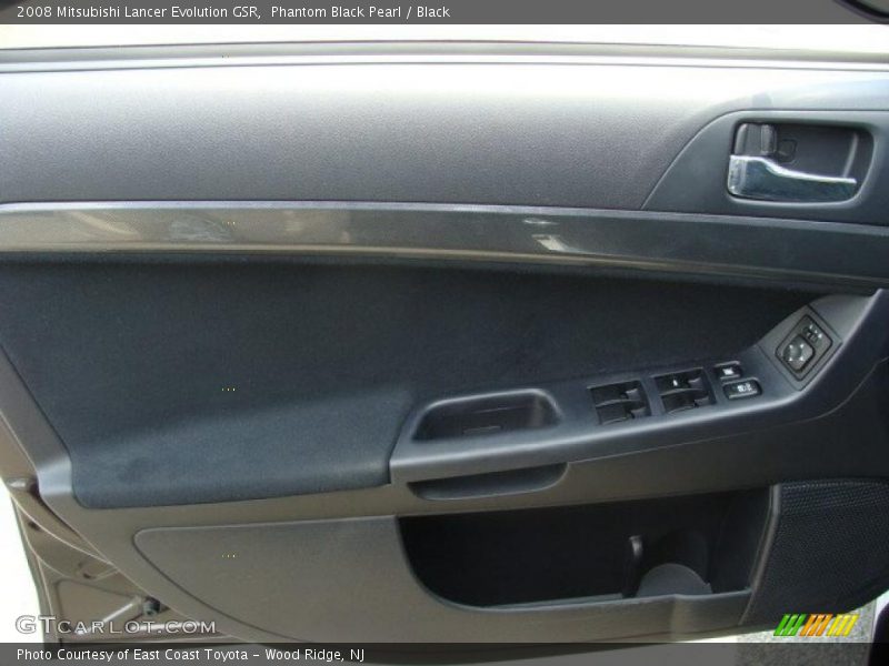 Phantom Black Pearl / Black 2008 Mitsubishi Lancer Evolution GSR