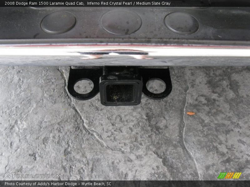 Inferno Red Crystal Pearl / Medium Slate Gray 2008 Dodge Ram 1500 Laramie Quad Cab