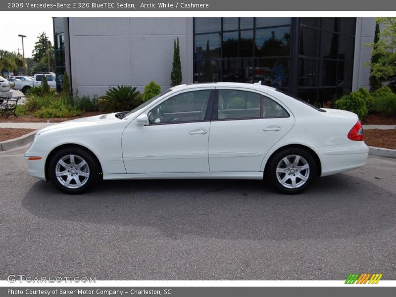 Arctic White / Cashmere 2008 Mercedes-Benz E 320 BlueTEC Sedan