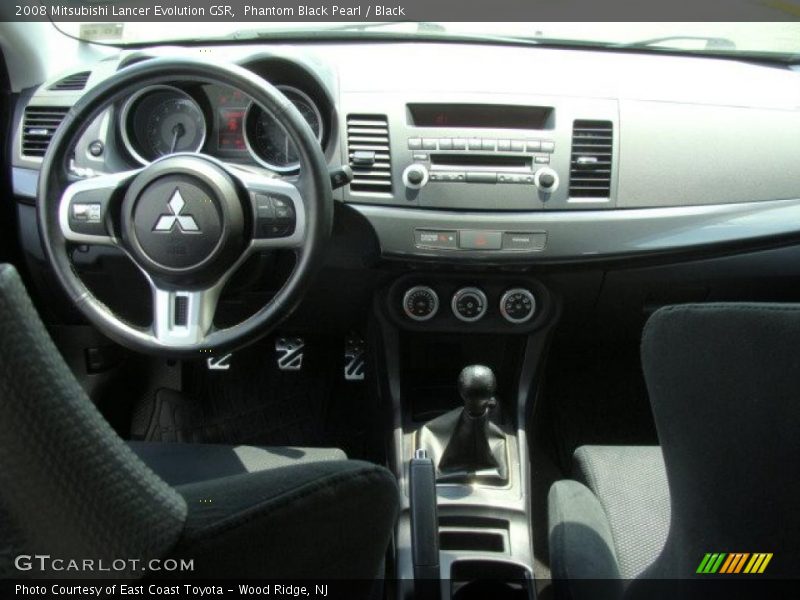 Phantom Black Pearl / Black 2008 Mitsubishi Lancer Evolution GSR