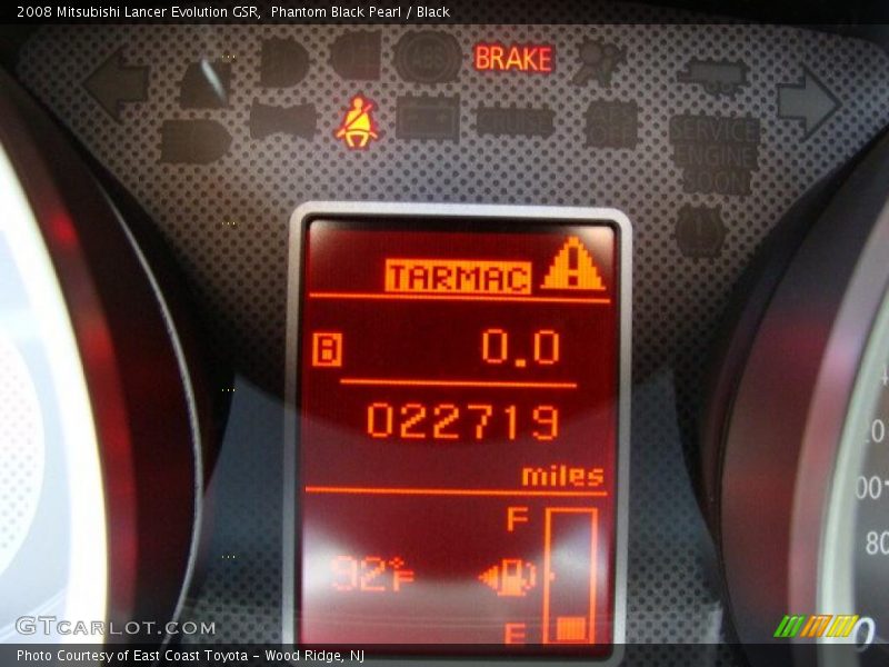 Phantom Black Pearl / Black 2008 Mitsubishi Lancer Evolution GSR