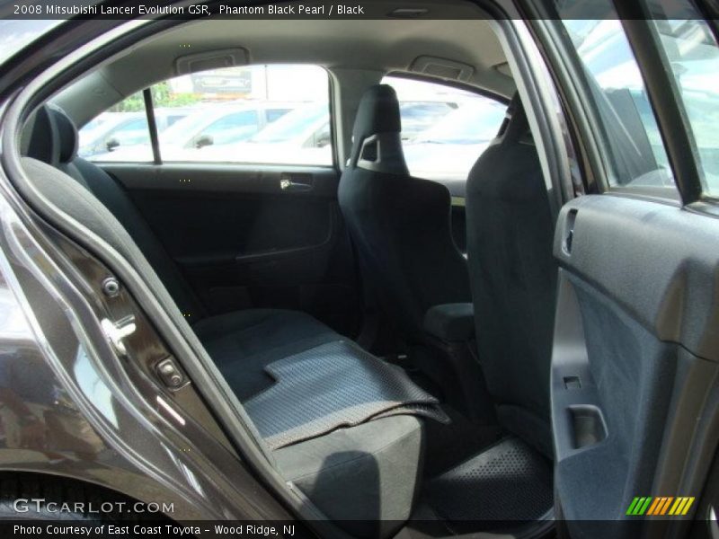Phantom Black Pearl / Black 2008 Mitsubishi Lancer Evolution GSR