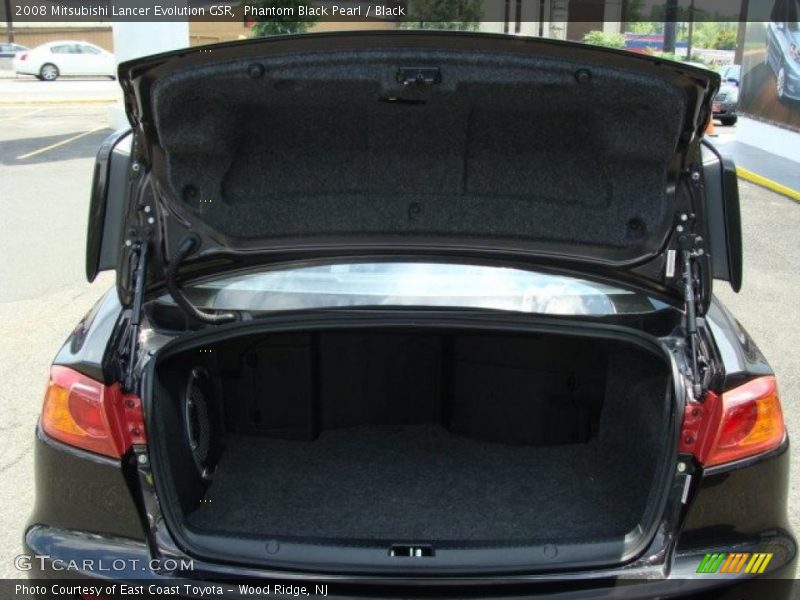 Phantom Black Pearl / Black 2008 Mitsubishi Lancer Evolution GSR