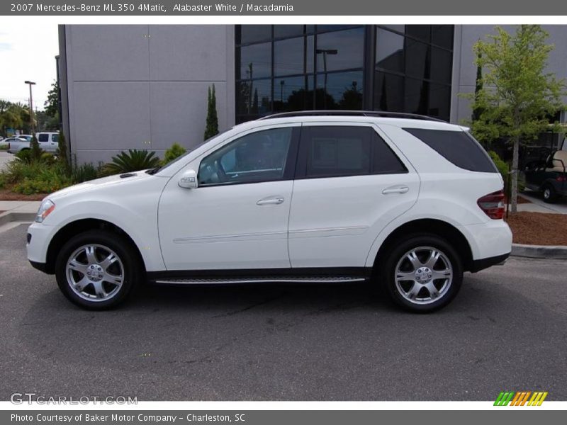 Alabaster White / Macadamia 2007 Mercedes-Benz ML 350 4Matic