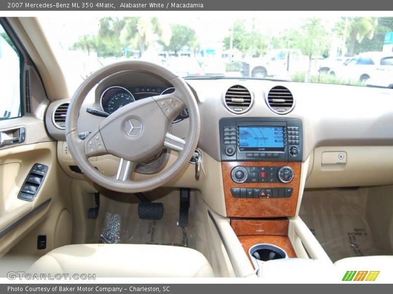 Alabaster White / Macadamia 2007 Mercedes-Benz ML 350 4Matic