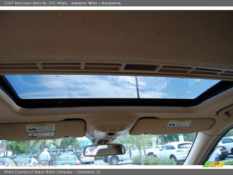 Alabaster White / Macadamia 2007 Mercedes-Benz ML 350 4Matic