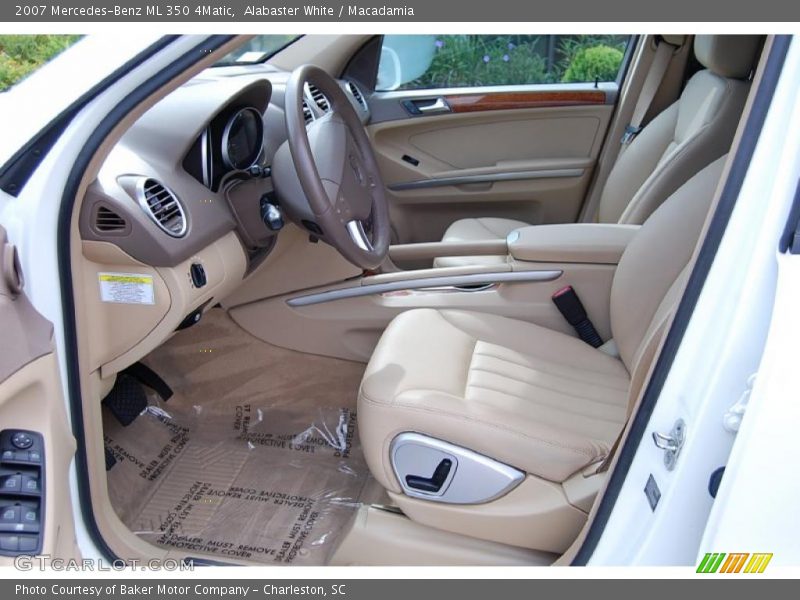 Alabaster White / Macadamia 2007 Mercedes-Benz ML 350 4Matic