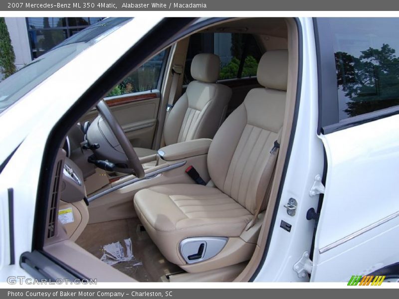 Alabaster White / Macadamia 2007 Mercedes-Benz ML 350 4Matic