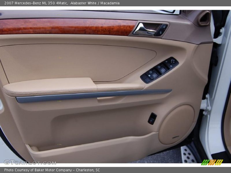 Alabaster White / Macadamia 2007 Mercedes-Benz ML 350 4Matic