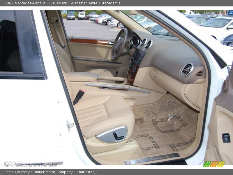 Alabaster White / Macadamia 2007 Mercedes-Benz ML 350 4Matic