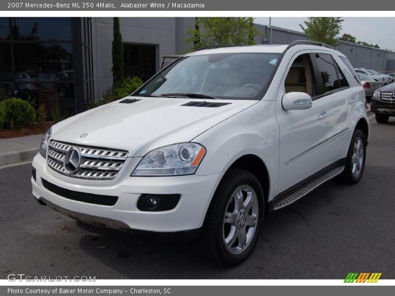 Alabaster White / Macadamia 2007 Mercedes-Benz ML 350 4Matic