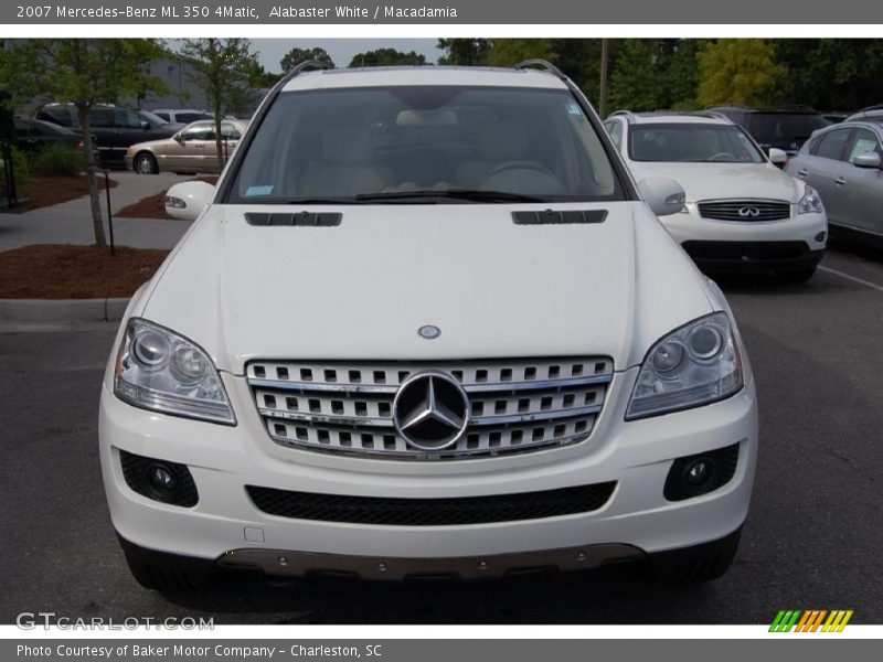 Alabaster White / Macadamia 2007 Mercedes-Benz ML 350 4Matic