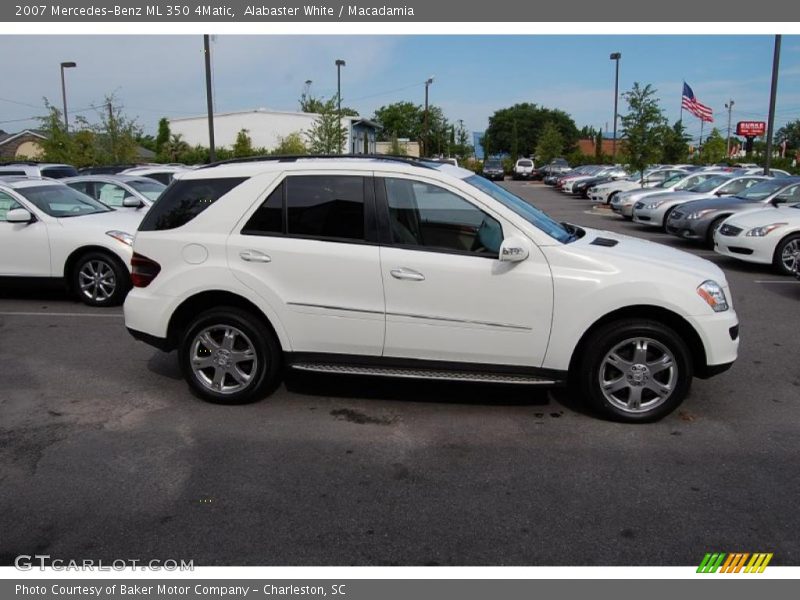 Alabaster White / Macadamia 2007 Mercedes-Benz ML 350 4Matic