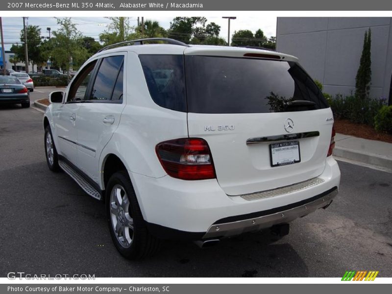 Alabaster White / Macadamia 2007 Mercedes-Benz ML 350 4Matic