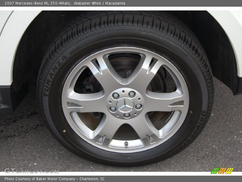 Alabaster White / Macadamia 2007 Mercedes-Benz ML 350 4Matic