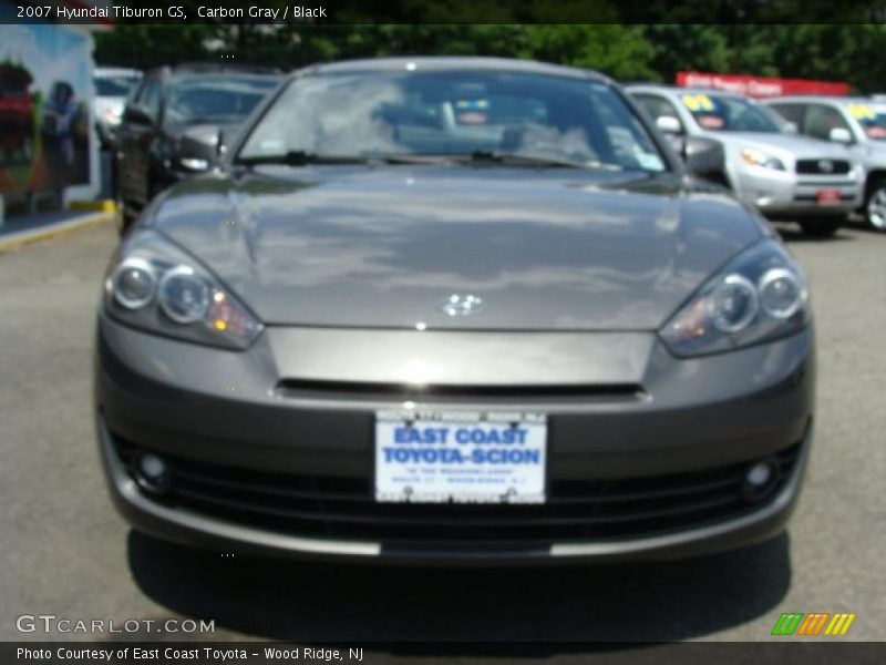 Carbon Gray / Black 2007 Hyundai Tiburon GS