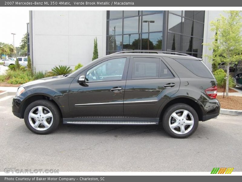 Verde Brook Metallic / Macadamia 2007 Mercedes-Benz ML 350 4Matic