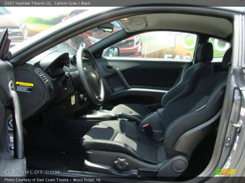 Carbon Gray / Black 2007 Hyundai Tiburon GS