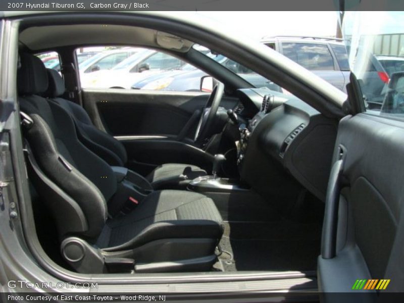 Carbon Gray / Black 2007 Hyundai Tiburon GS
