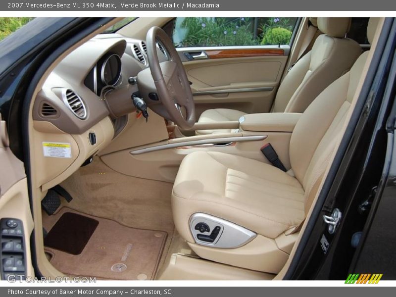 Verde Brook Metallic / Macadamia 2007 Mercedes-Benz ML 350 4Matic
