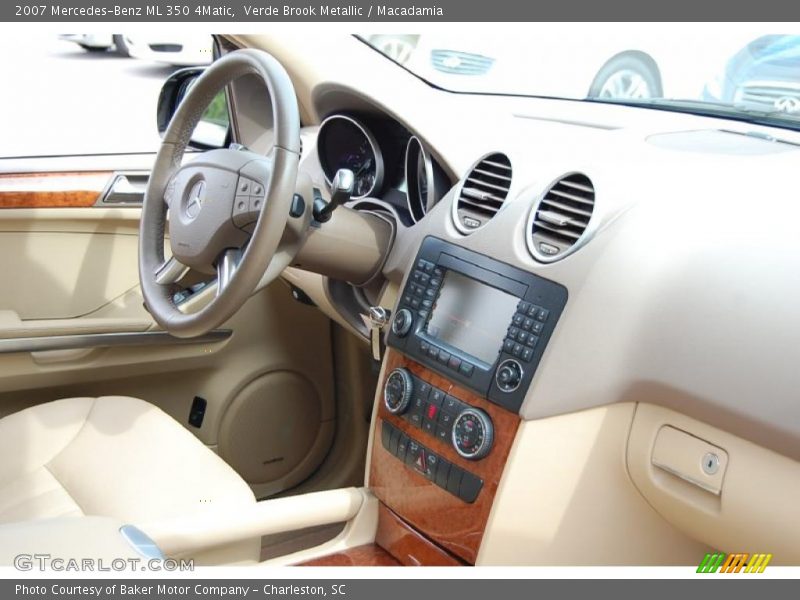 Verde Brook Metallic / Macadamia 2007 Mercedes-Benz ML 350 4Matic