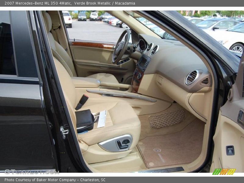 Verde Brook Metallic / Macadamia 2007 Mercedes-Benz ML 350 4Matic