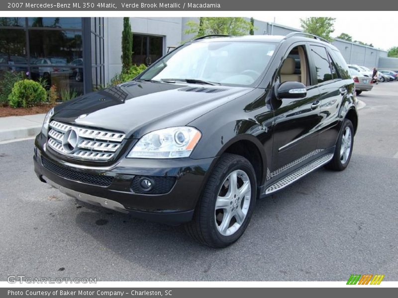 Verde Brook Metallic / Macadamia 2007 Mercedes-Benz ML 350 4Matic