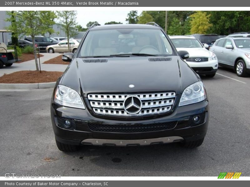 Verde Brook Metallic / Macadamia 2007 Mercedes-Benz ML 350 4Matic
