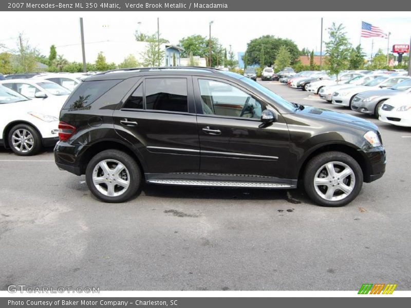 Verde Brook Metallic / Macadamia 2007 Mercedes-Benz ML 350 4Matic