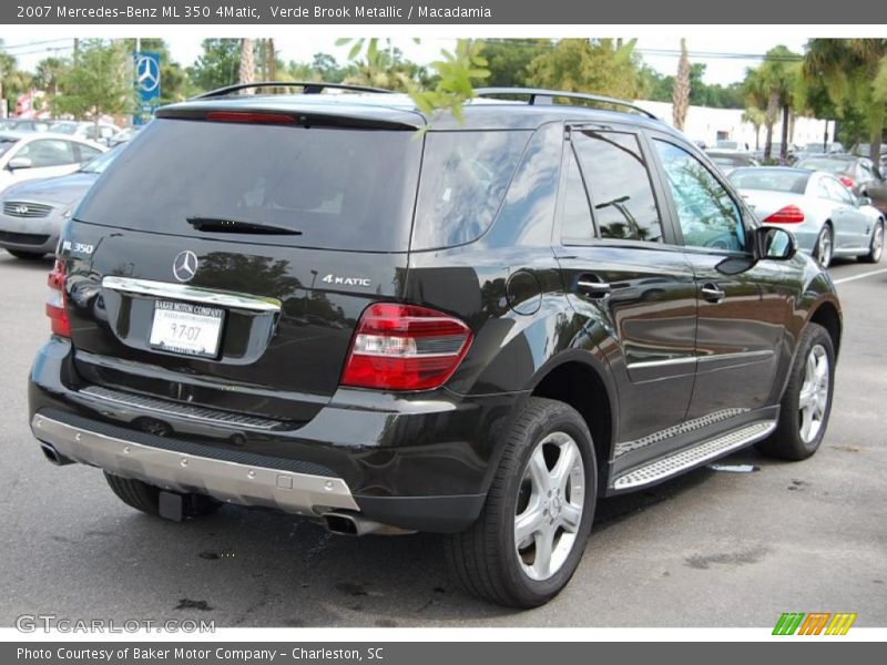 Verde Brook Metallic / Macadamia 2007 Mercedes-Benz ML 350 4Matic