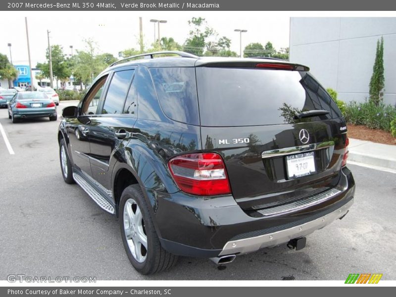 Verde Brook Metallic / Macadamia 2007 Mercedes-Benz ML 350 4Matic