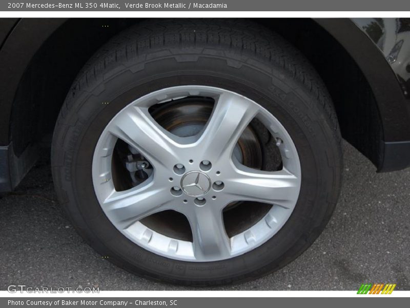 Verde Brook Metallic / Macadamia 2007 Mercedes-Benz ML 350 4Matic