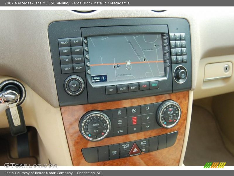 Verde Brook Metallic / Macadamia 2007 Mercedes-Benz ML 350 4Matic