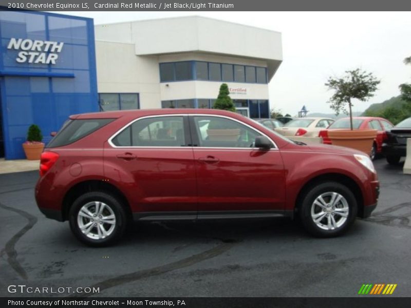Cardinal Red Metallic / Jet Black/Light Titanium 2010 Chevrolet Equinox LS