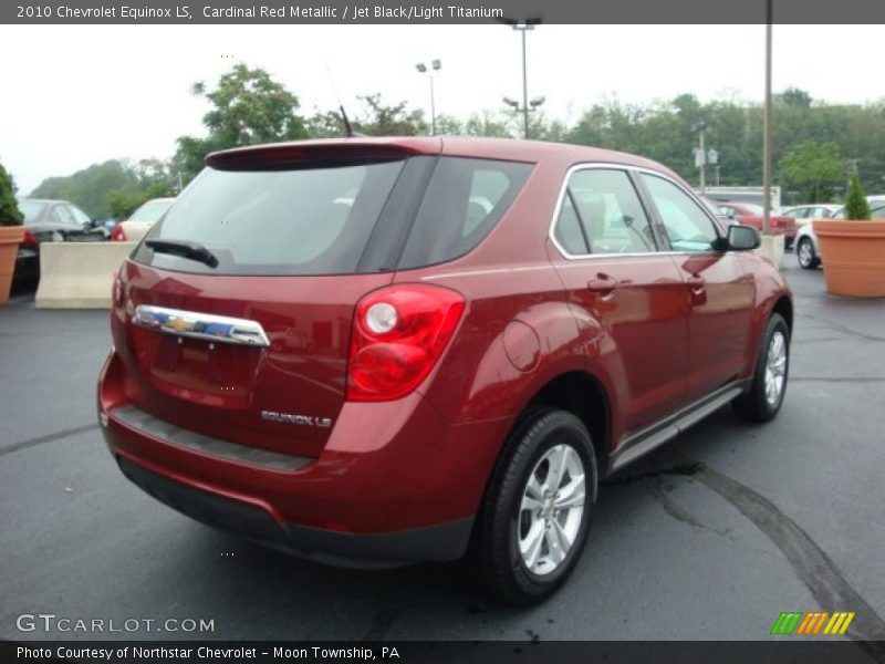 Cardinal Red Metallic / Jet Black/Light Titanium 2010 Chevrolet Equinox LS