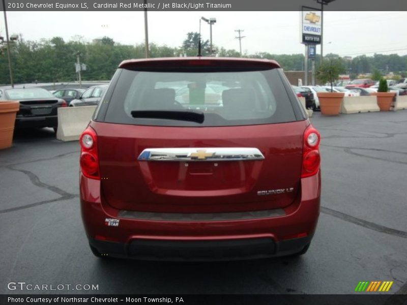 Cardinal Red Metallic / Jet Black/Light Titanium 2010 Chevrolet Equinox LS