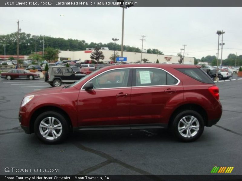 Cardinal Red Metallic / Jet Black/Light Titanium 2010 Chevrolet Equinox LS