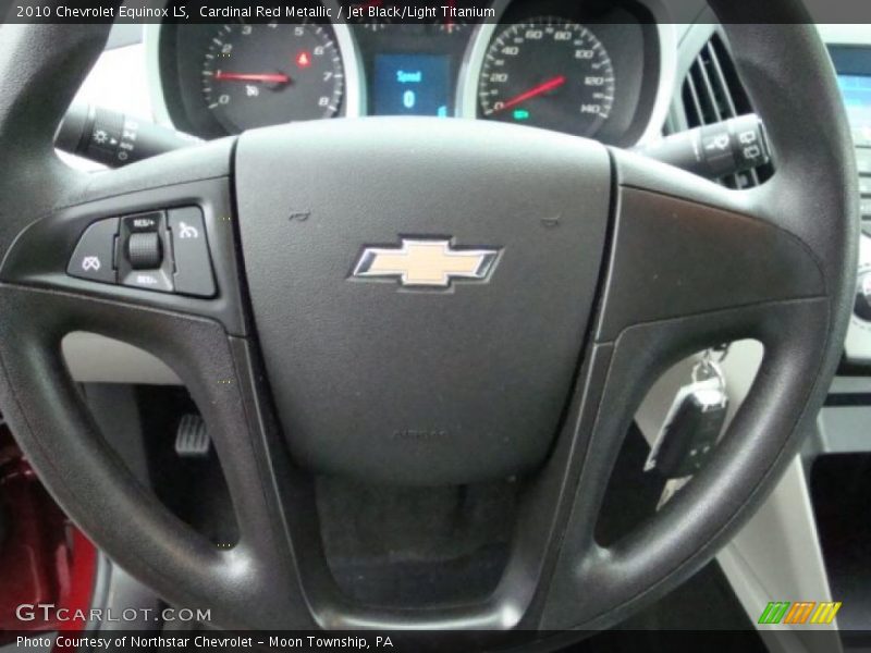 Cardinal Red Metallic / Jet Black/Light Titanium 2010 Chevrolet Equinox LS