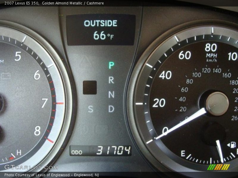 Golden Almond Metallic / Cashmere 2007 Lexus ES 350