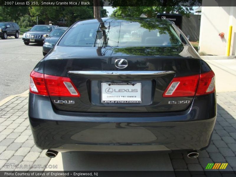 Smokey Granite Mica / Black 2007 Lexus ES 350