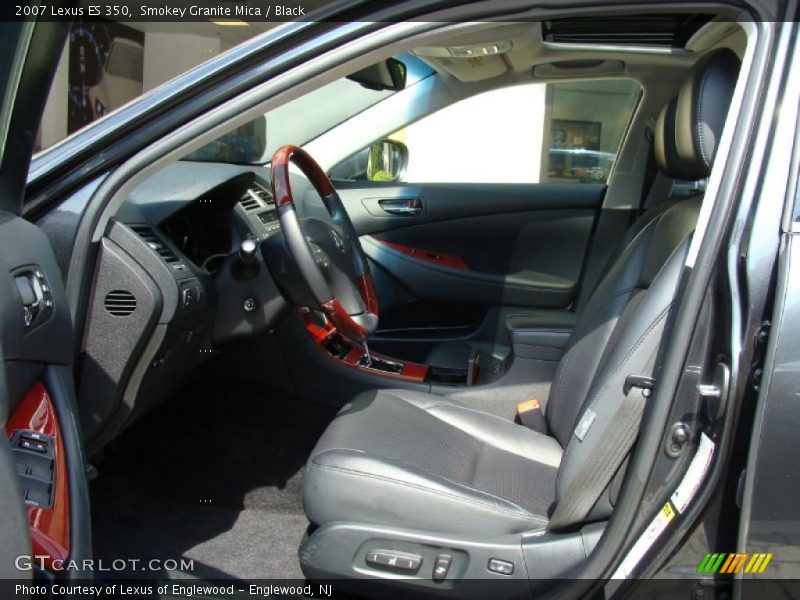 Smokey Granite Mica / Black 2007 Lexus ES 350