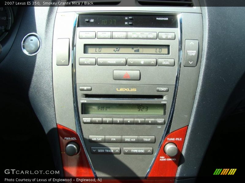 Smokey Granite Mica / Black 2007 Lexus ES 350