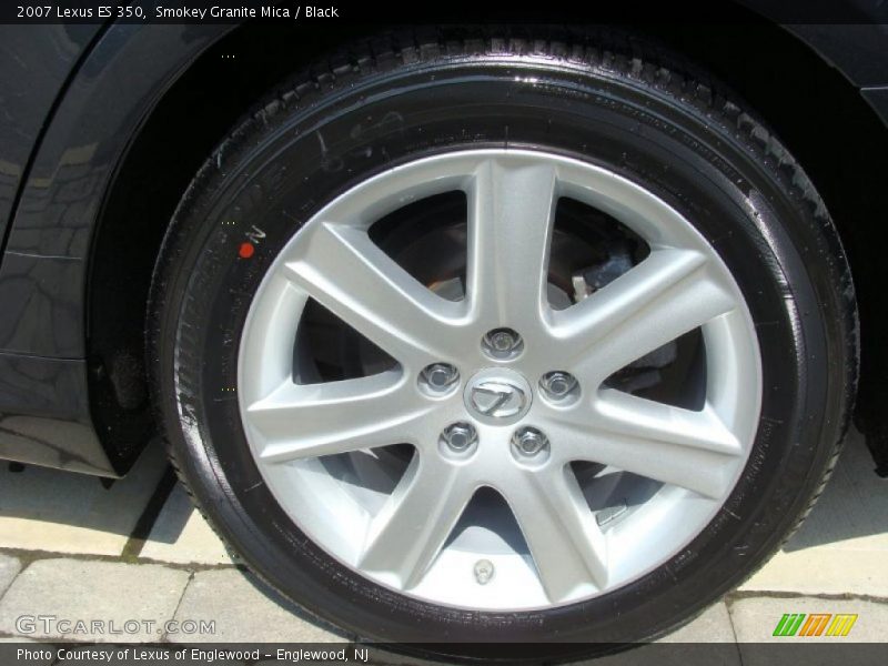 Smokey Granite Mica / Black 2007 Lexus ES 350