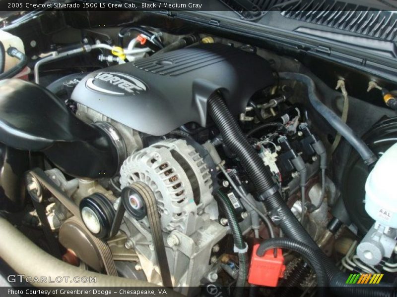 Black / Medium Gray 2005 Chevrolet Silverado 1500 LS Crew Cab